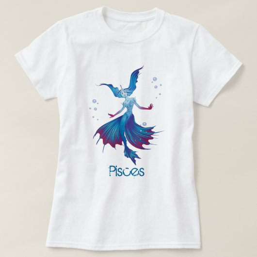Zodiac Pisces T-Shirt (Design voorkant)