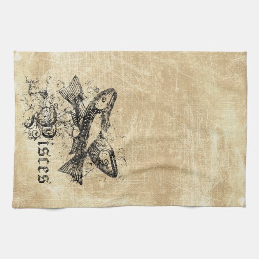  Zodiac Pisces Theedoek (Horizontaal)