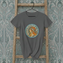Zodiac Portrait Alphonse Mucha T-shirt