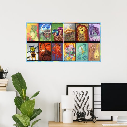 ZODIAC POSTER (Thuiskantoor)