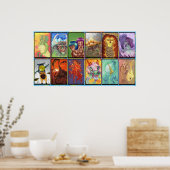 ZODIAC POSTER (Keuken)