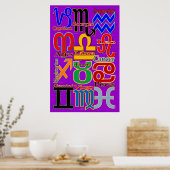 Zodiac poster (Keuken)