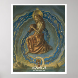 Zodiac Poster - Aquarius
