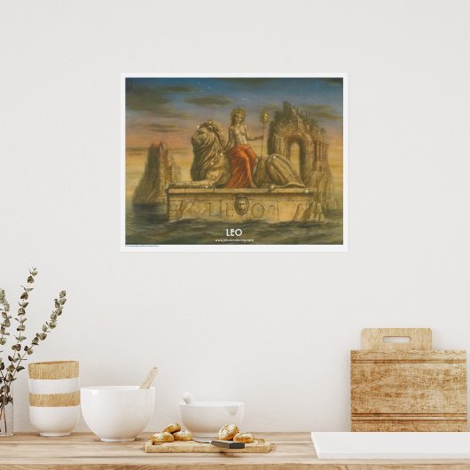 Zodiac Poster - Leo (Keuken)
