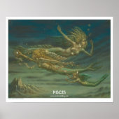 Zodiac Poster - Pisces (Voorkant)