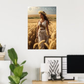 Zodiac Power: Stier Poster (Thuiskantoor)