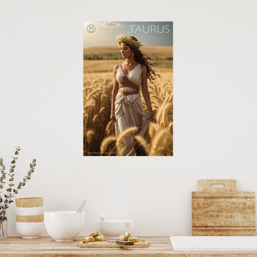 Zodiac Power: Stier Poster (Keuken)