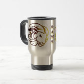 Zodiac Ram Bekerglas Reisbeker (Voorkant links)