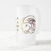 Zodiac Ram Bierglas Matglas Bierpul (Voorkant rechts)