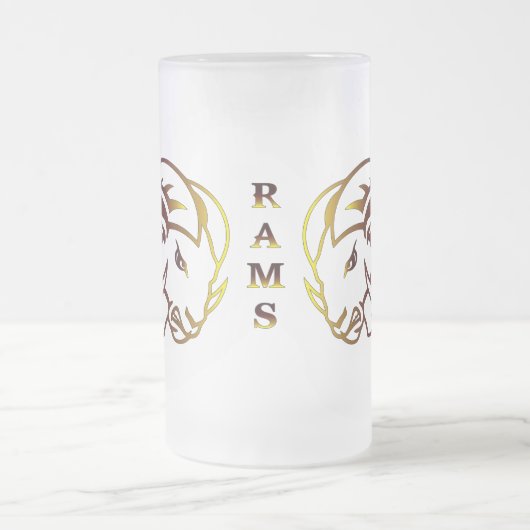 Zodiac Ram Bierglas Matglas Bierpul (Center)