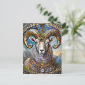 Zodiac - Ram de Ram Briefkaart (Staand voorkant)