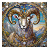 Zodiac - Ram de Ram Foto Afdruk (Voorkant)