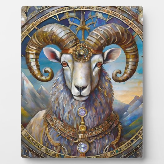 Zodiac - Ram de Ram Fotoplaat (Voorkant)