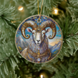 Zodiac - Ram de Ram Keramisch Ornament