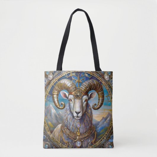 Zodiac - Ram de Ram Tote Bag (Voorkant)