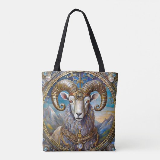 Zodiac - Ram de Ram Tote Bag (Achterkant)