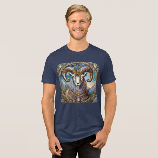 Zodiac - Ram de Ram Tri-Blend Shirt (Voorkant volledig)