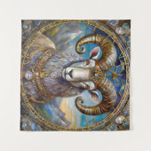 Zodiac - Ram de Ram Wandkleed (Voorkant (horizontaal))