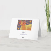 Zodiac Ram 'Happy Birthday' wenskaart Kaart (Achterkant)