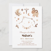 Zodiac Ram kinderen verjaardag Kaart (Voorkant)