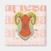 Zodiac Ram Magneet (Voorkant)