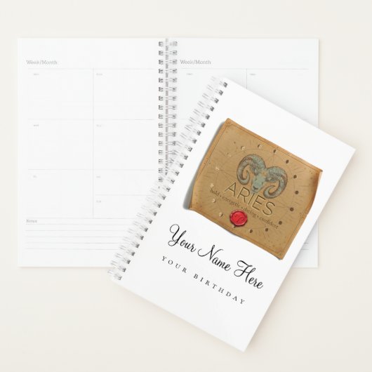 Zodiac - Ram - Persoonlijke Dagplanner Planner (Display)