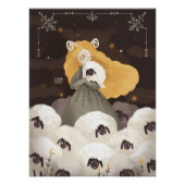 Zodiac Ram van Alexandra Dikaia Perfect Poster (Voorkant)