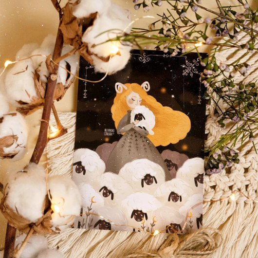 Zodiac Ram van Alexandra Dikaia Perfect Poster