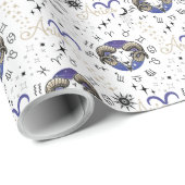 Zodiac Ram Wrapping Paper Cadeaupapier (Rol Hoek)