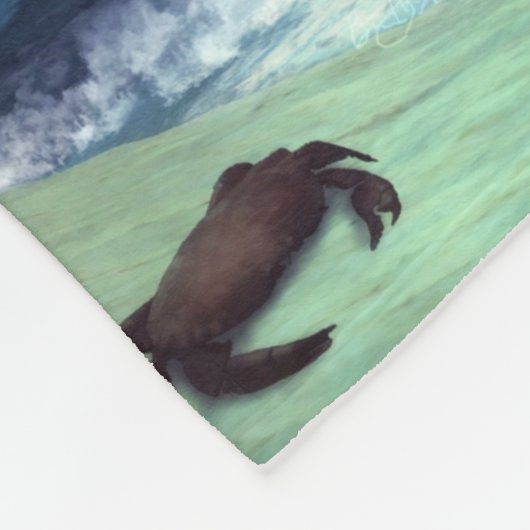 Zodiac-reeks: Cancer Fleece Blanket (Hoek)