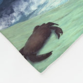 Zodiac-reeks: Cancer Fleece Blanket Deken (Hoek)