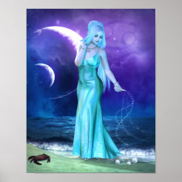 Zodiac-reeks: canvas/Poster afdrukken Poster