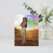 Zodiac-reeks: Capricorn-Briefkaart Briefkaart (Staand voorkant)