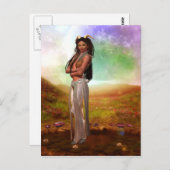 Zodiac-reeks: Capricorn-Briefkaart Briefkaart (Voorkant / Achterkant)