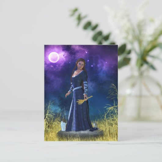 Zodiac-reeks: Virgo Briefkaart (Staand voorkant)