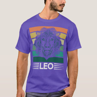 Zodiac Retro Leo T-shirt