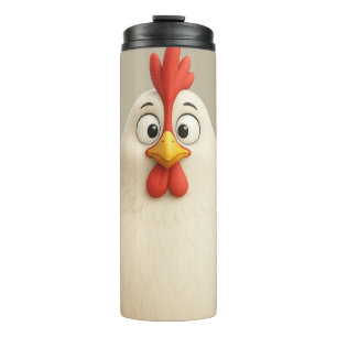 Zodiac Rooster Bright Style Thermal Tumbler Thermosbeker