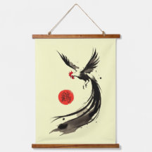 Zodiac Rooster Inkt Art Sumi-E