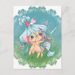 Zodiac sagitaire sagittarius briefkaart