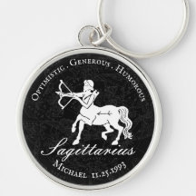 Zodiac Sagittarius Astrology Custom  Black