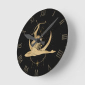 Zodiac Sagittarius | Cosmic Gold Black Astrology L Ronde Klok (Hoek)