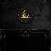 Zodiac Sagittarius | Cosmic Gold Black Astrology L Ronde Klok