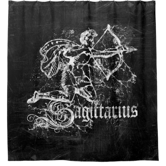 Zodiac  Sagittarius Douchegordijn (Voorkant)