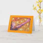 Zodiac Sagittarius "Happy Birthday"-wenskaart Kaart (Gele Bloem)