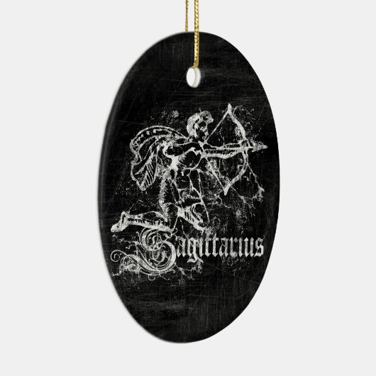 Zodiac  Sagittarius Keramisch Ornament (Rechts)