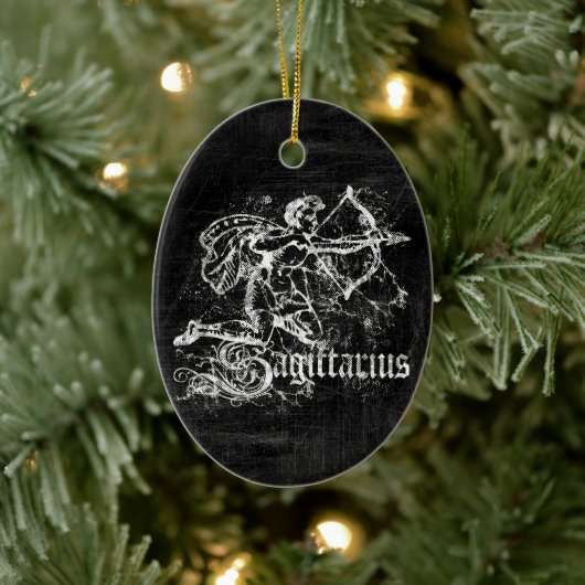 Zodiac  Sagittarius Keramisch Ornament (Boom)