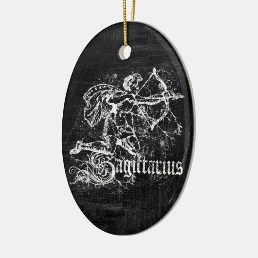 Zodiac  Sagittarius Keramisch Ornament (Links)
