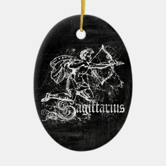 Zodiac Sagittarius Keramisch Ornament (Voorkant)