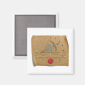 ZODIAC - Sagittarius - Magnet (Voorkant / Achterkant)