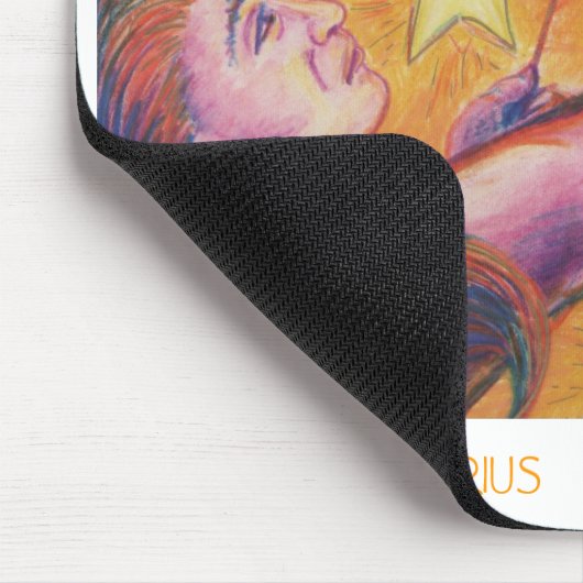 Zodiac Sagittarius mousepad white Muismat (Hoek)